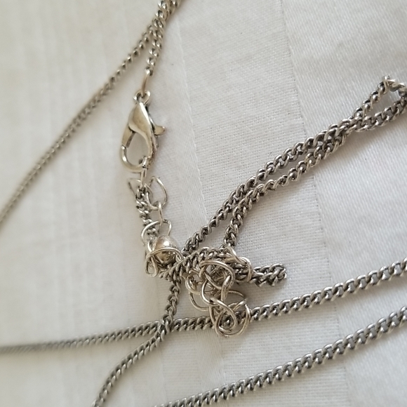 Silver Heart WITH BRAVE WINGS SHE FLIES Necklace - Picture 4 of 5